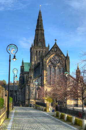 Glasgow cathedral aka High Kirk of Glasgow or St Kentigern or St Mungoの写真素材