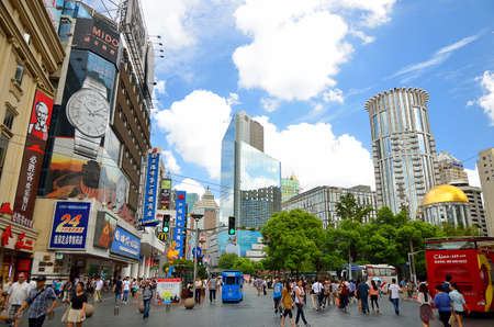 Stock image of Shanghai skyline, Chinaのeditorial素材