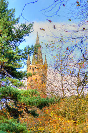 Kelvingrove Park - Glasgow, Scotlandのeditorial素材