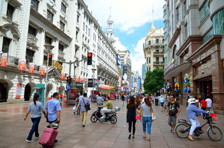 Stock image of Shanghai skyline, Chinaのeditorial素材