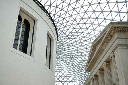 The British Museum in London, Englandのeditorial素材