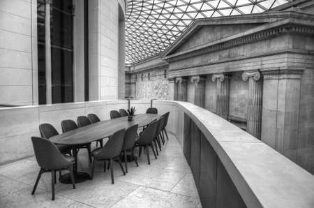 The British Museum in London, Englandのeditorial素材