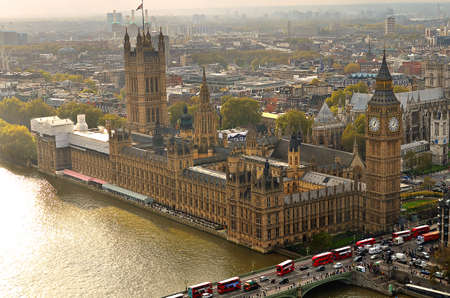 Big Ben and Houses of Parliament, London, UKのeditorial素材