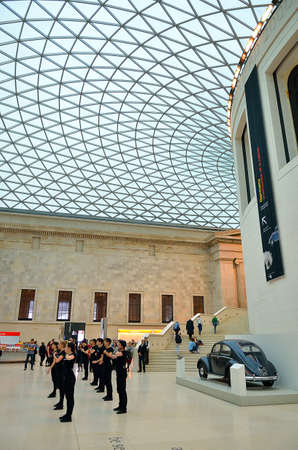 The British Museum in London, Englandのeditorial素材