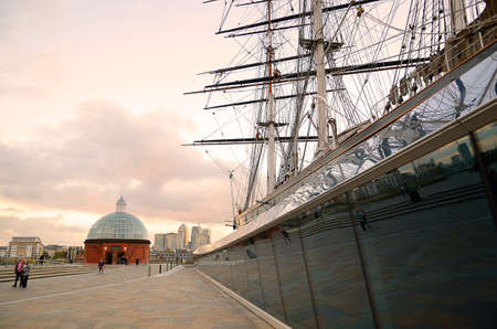 Cutty Sark, Greenwich, London, UKのeditorial素材