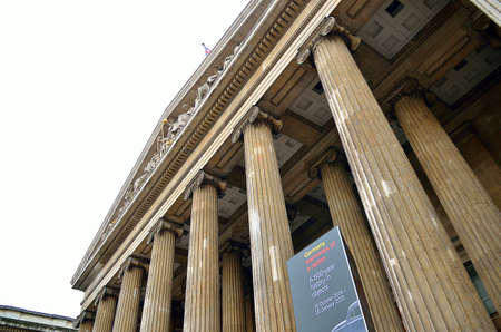 The British Museum in London, Englandのeditorial素材