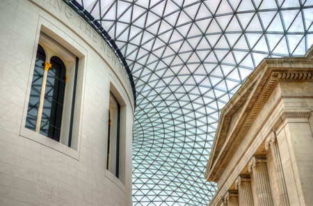 The British Museum in London, Englandのeditorial素材