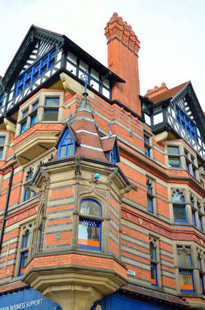 Nottingham market square with council houseのeditorial素材