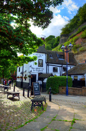 Old architecture in Nottingham, Englandのeditorial素材