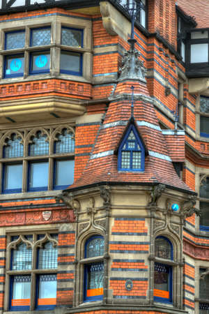 Old architecture in Nottingham, Englandのeditorial素材