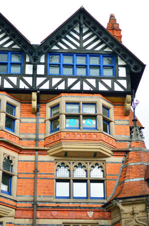 Nottingham market square with council houseのeditorial素材