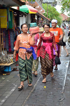 Ubud palace, Bali, Indonesiaのeditorial素材