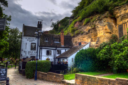 Old architecture in Nottingham, Englandのeditorial素材