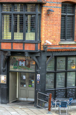 Old architecture in Nottingham, Englandのeditorial素材