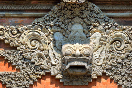 Ubud palace, Bali, Indonesiaの写真素材