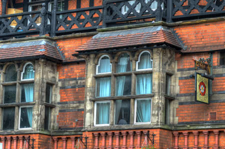 Old architecture in Nottingham, Englandの写真素材