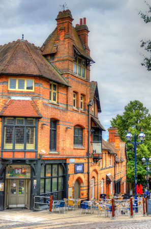 Old architecture in Nottingham, Englandのeditorial素材
