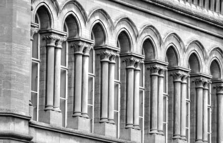 Old architecture in Nottingham, Englandの写真素材