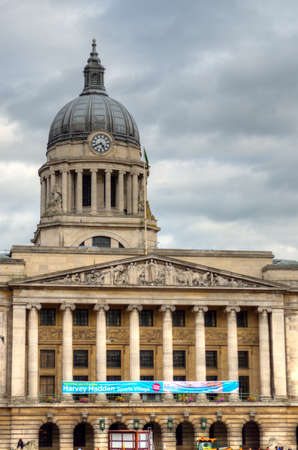 Old architecture in Nottingham, Englandのeditorial素材