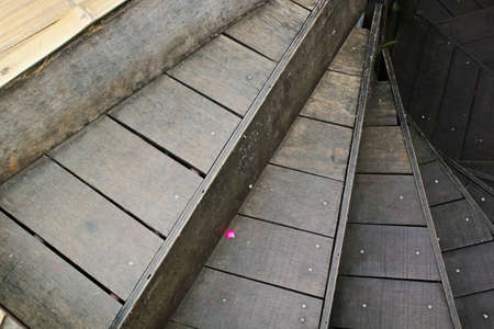 This stairs make you feel be giddy.の写真素材