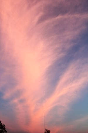 Art of sky in sundown timeの写真素材