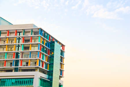 April 5:A new building was built for finding fund for poor Thai patients at Siriraj hospital on April 5, 2012 in Bangkok, Thailandのeditorial素材
