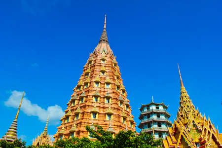 Delicated pagoda in temple on the hill