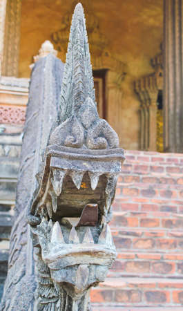 Nagas in the old templeの写真素材