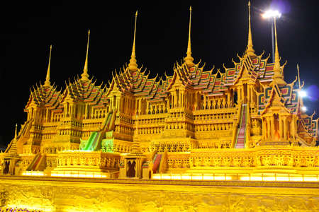 wax castle festival exhibit in Thailand Sakon Nakon provinceの写真素材