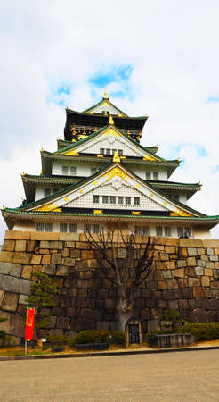 Osaka castle is one of Japan's most famous landmarkのeditorial素材