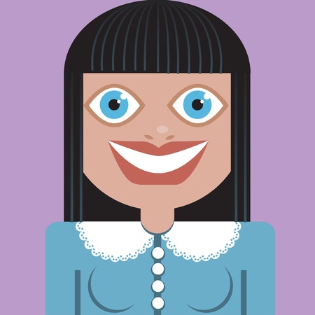 young woman smiling