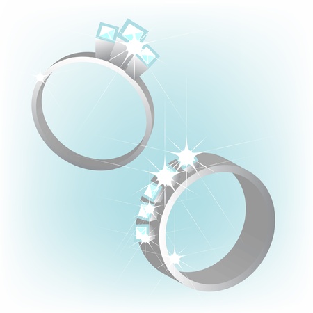 two ringsのイラスト素材