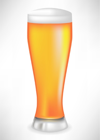 full beer glassのイラスト素材