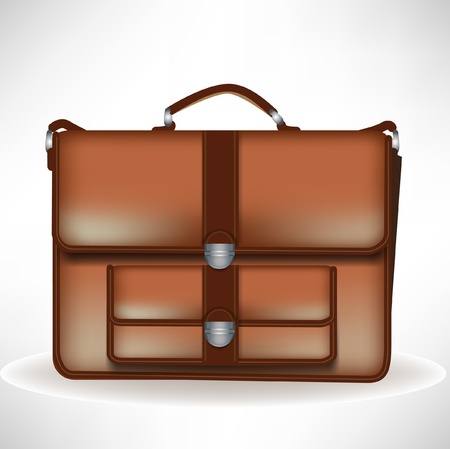 simple business briefcase isolatedのイラスト素材
