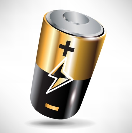 single battery black and metal shinny icon single battery black and metal shinny icon