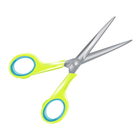 scissors isolated on white backgroundのイラスト素材