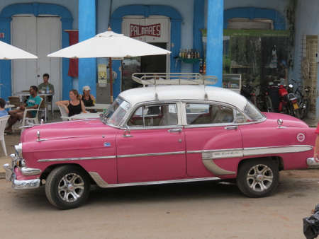 Old car in Havana, Cubaのeditorial素材
