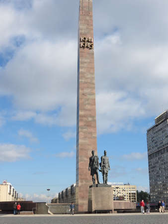 Russian war memorial in St Petersburg, Russia.のeditorial素材
