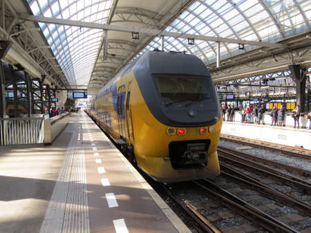 Train in Amsterdam\\のeditorial素材