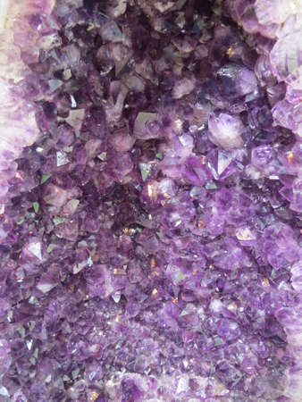 Close up of a large piece of amethyst.の写真素材