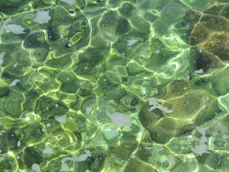 Crystal clear water of Sliema harbour, Malta.