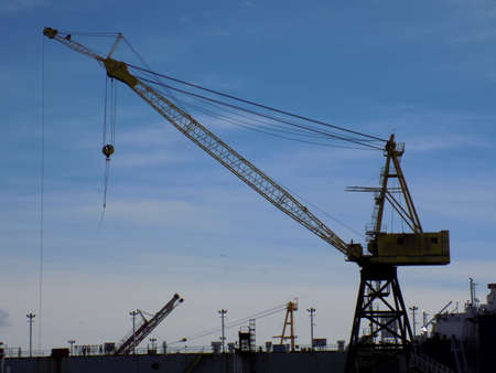 Dockyard crane used on the North shore of Vancouver, Canada.