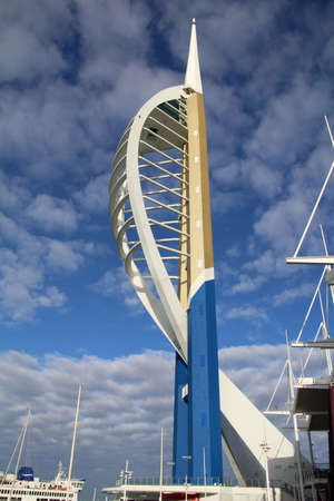 Spinnaker Tower completed just after the turn of the last century, it is already a well known Portsmouth landmark.のeditorial素材