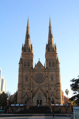 ST Marys cathedral in Sydney, Australia.のeditorial素材