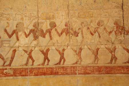 Temple of Queen Hatshepsut on the west bank of the Nile at Luxor.のeditorial素材