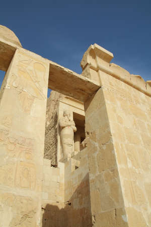 Temple of Queen Hatshepsut on the west bank of the Nile at Luxor.