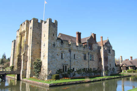 Hever Castle and grounds. This was the childhood home of Anne Boleyn.のeditorial素材