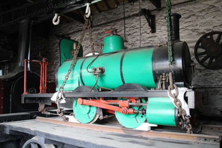 Old steam engine under going restoration