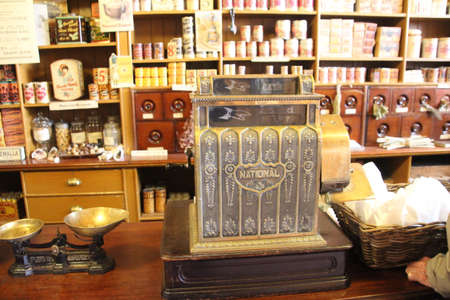 Modern reconstruction of part of a shop dating from the early part of the last century.のeditorial素材