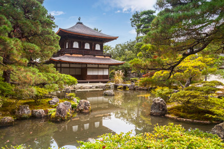 Silver Pavilion, Kyoto, Japanのeditorial素材